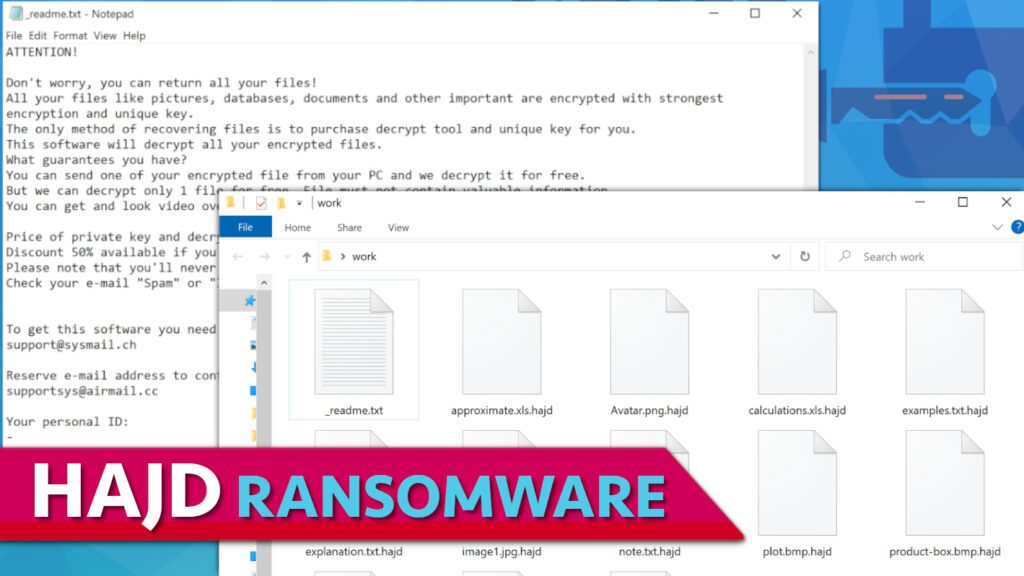 remove HAJD ransomware virus and learn how to decrypt or repair your files (free guide)