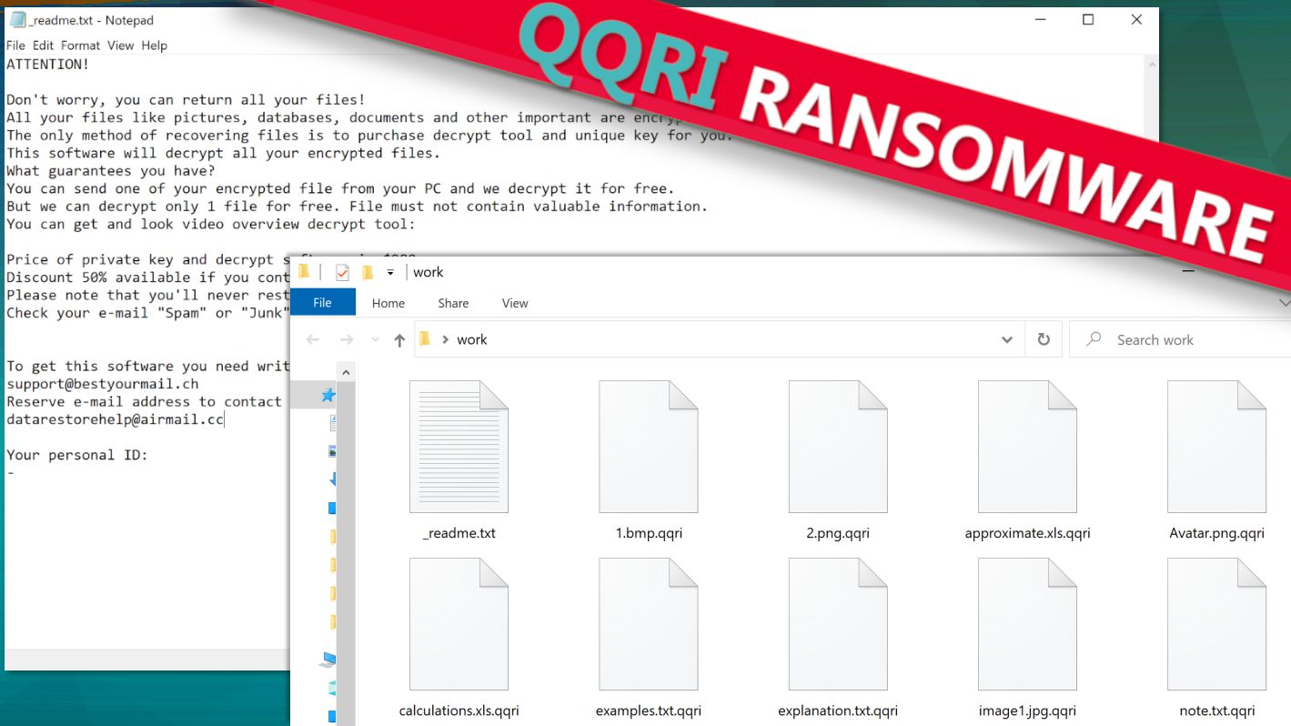 remove QQRI ransomware virus and learn how to decrypt or repair files with .qqri extension (free guide)
