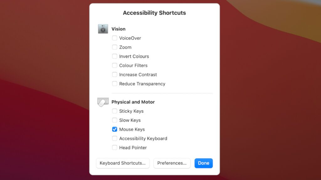 how to right-click on Mac without a mouse using Accessibility Shortcuts