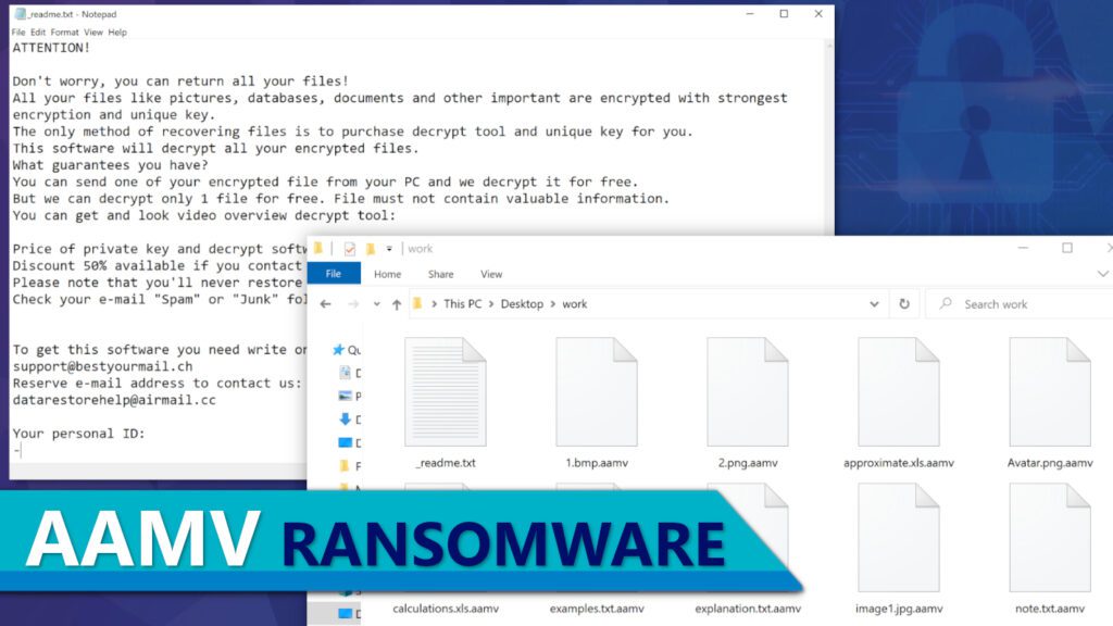 remove AAMV ransomware virus and learn how to decrypt or repair files with .aamv extension (free guide)