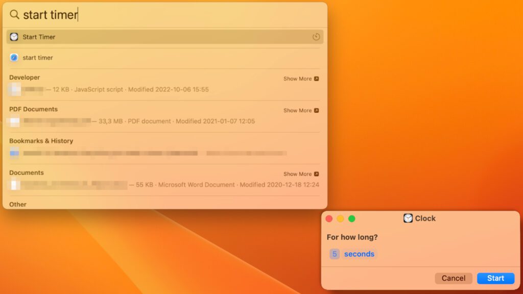 macOS Ventura includes updates for Spotlight