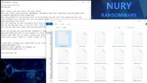 remove NURY ransomware virus and learn how to decrypt or repair files with .nury extension (free guide)
