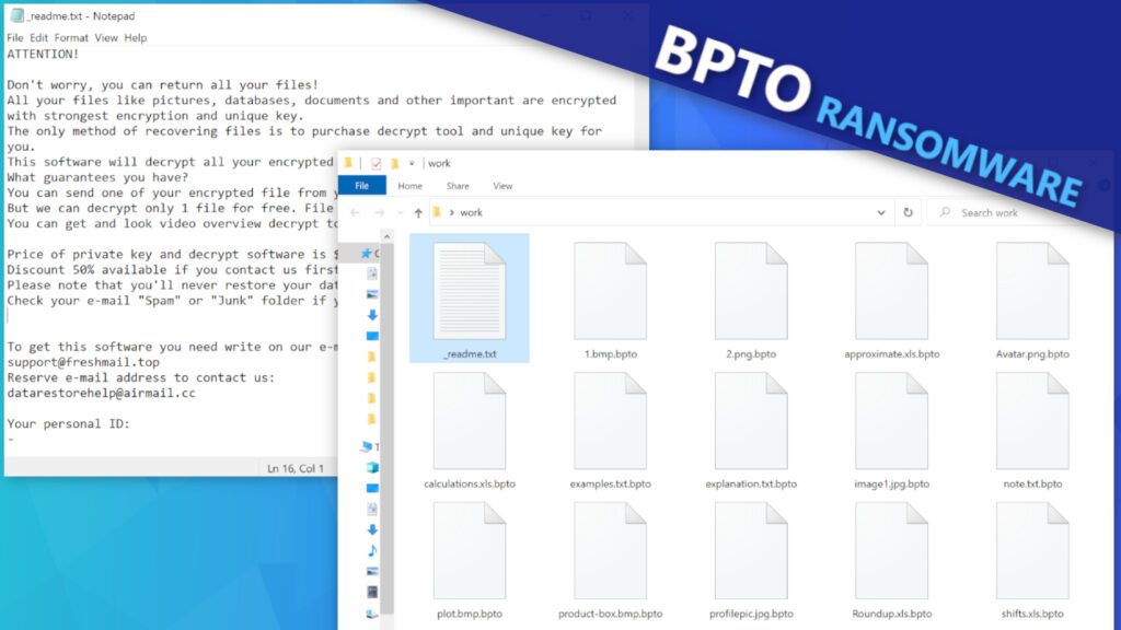 remove BPTO ransomware virus and learn how to decrypt or repair files with .bpto extension (free guide)