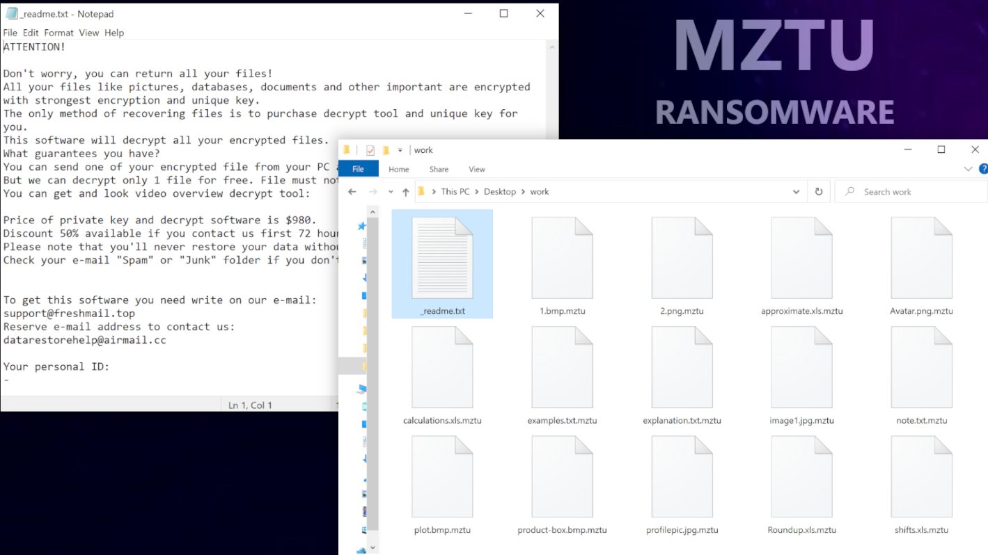 remove MZTU ransomware virus and learn how to decrypt or repair files with .mztu extension (free guide)