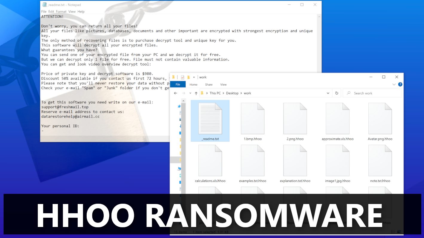 remove HHOO ransomware virus and learn how to decrypt or repair files with .hhoo extension (free guide)