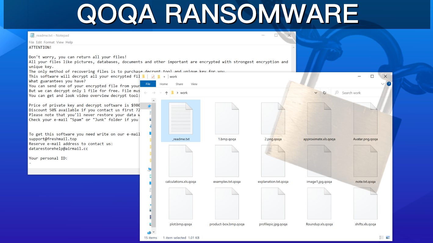 remove QOQA ransomware virus and learn how to decrypt or repair files with .qoqa extension (free guide)