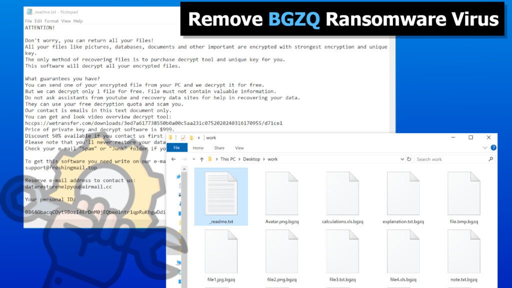 remove BGZQ ransomware virus and learn how to decrypt or repair files with .bgzq extension (free guide)