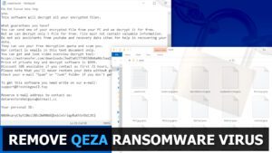 remove QEZA ransomware virus and learn how to decrypt or repair files with .qeza extension (free guide)