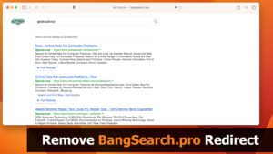 Remove BangSearch.pro redirects manually (free guide)