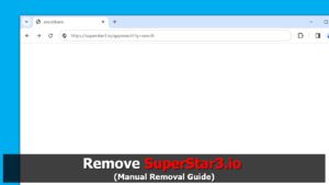 Remove SuperStar3.io redirect virus from Chrome (free instructions)